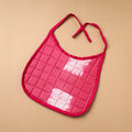 Pink Handmade Cotton Baby Bib