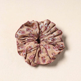 Pink Handmade Cotton Elastic Rubber Band/Scrunchie