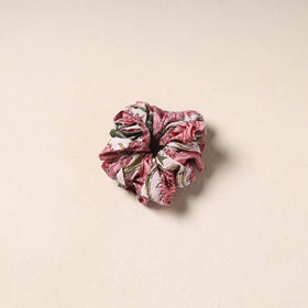 Pink Handmade Cotton Elastic Rubber Band/Scrunchie