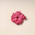 Pink Handmade Cotton Elastic Rubber Band/Scrunchie