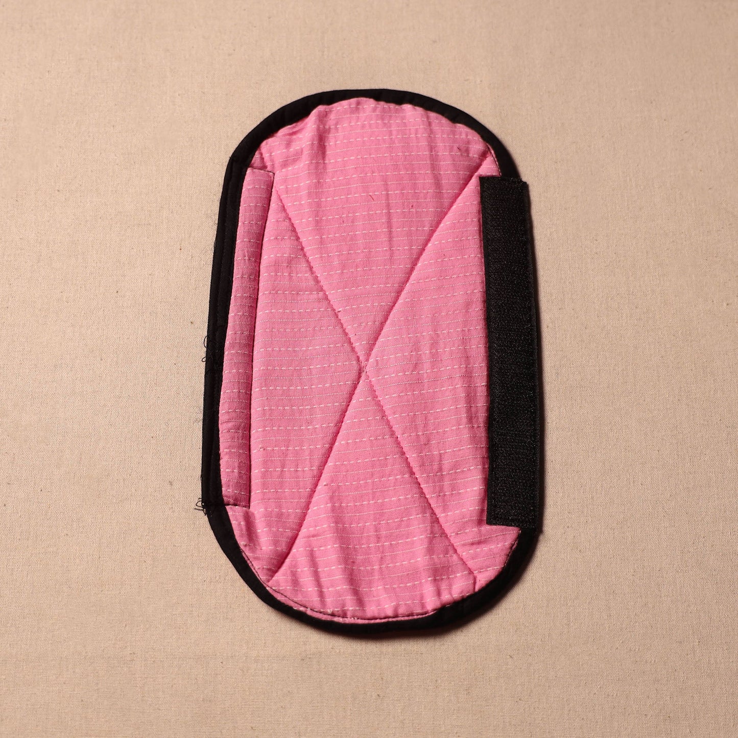 Buy Handmade Cotton Pink Fridge Handle Cover 198