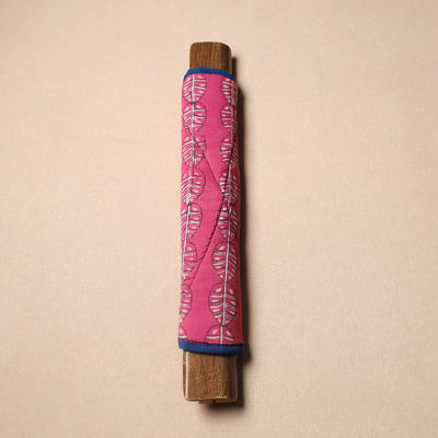 Buy Handmade Cotton Pink Fridge Handle Cover