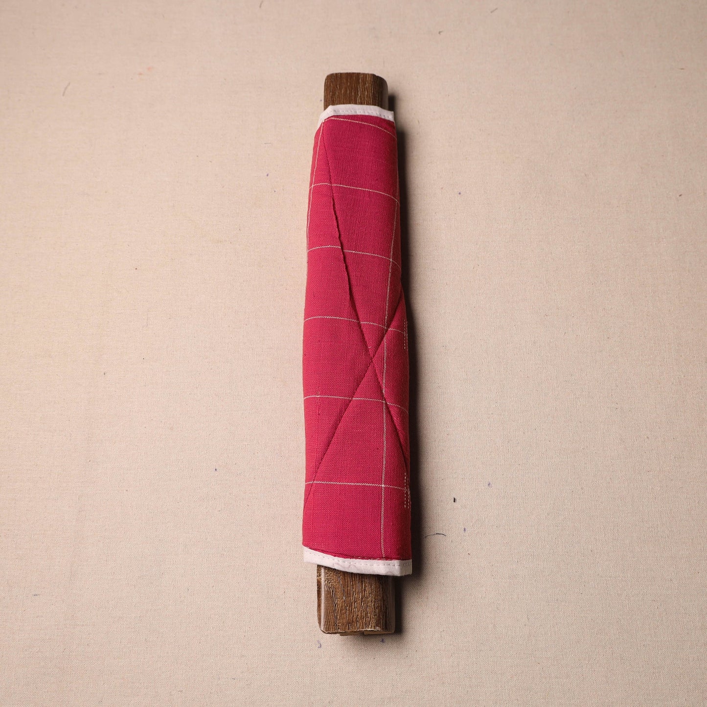 Buy Handmade Cotton Pink Fridge Handle Cover