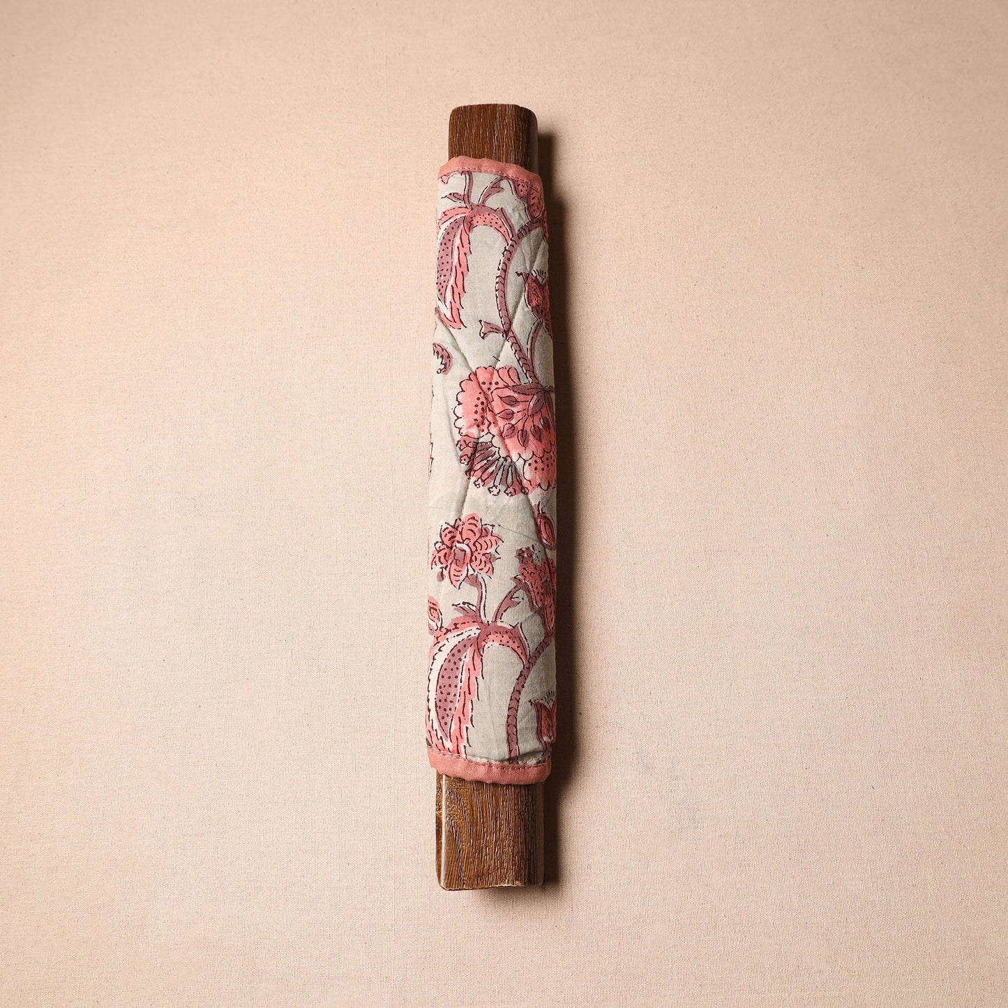 Buy Handmade Cotton Pink Fridge Handle Cover