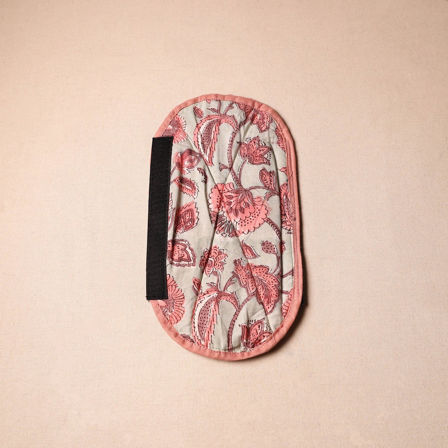 Buy Handmade Cotton Pink Fridge Handle Cover