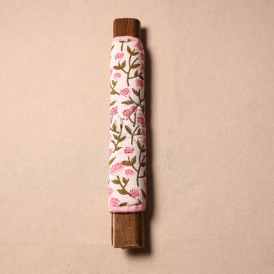 Buy Handmade Cotton Pink Fridge Handle Cover