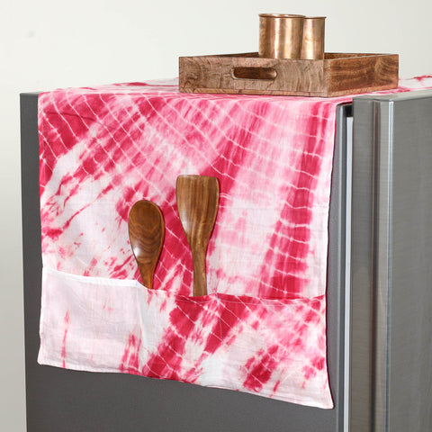 Buy Handmade Cotton Fridge Top Cover with Multiple Pockets 16 Online l iTokri.com