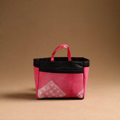  Pink Handmade Cotton Multipurpose Cosmetic/Toiletry Bag