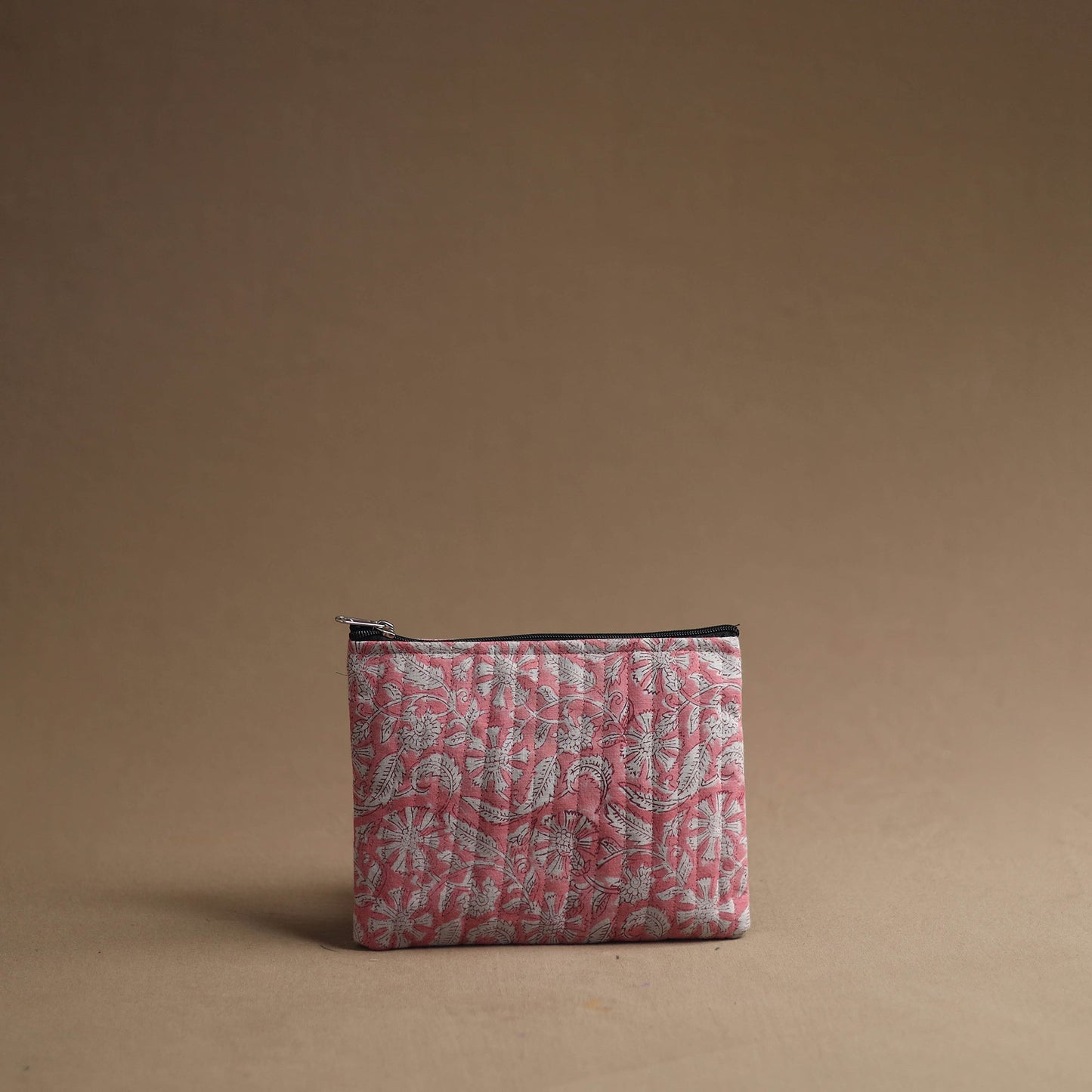 Pink - handmade cotton multipurpose utility pouches (set