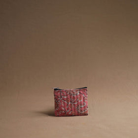 Pink - handmade cotton multipurpose utility pouches (set