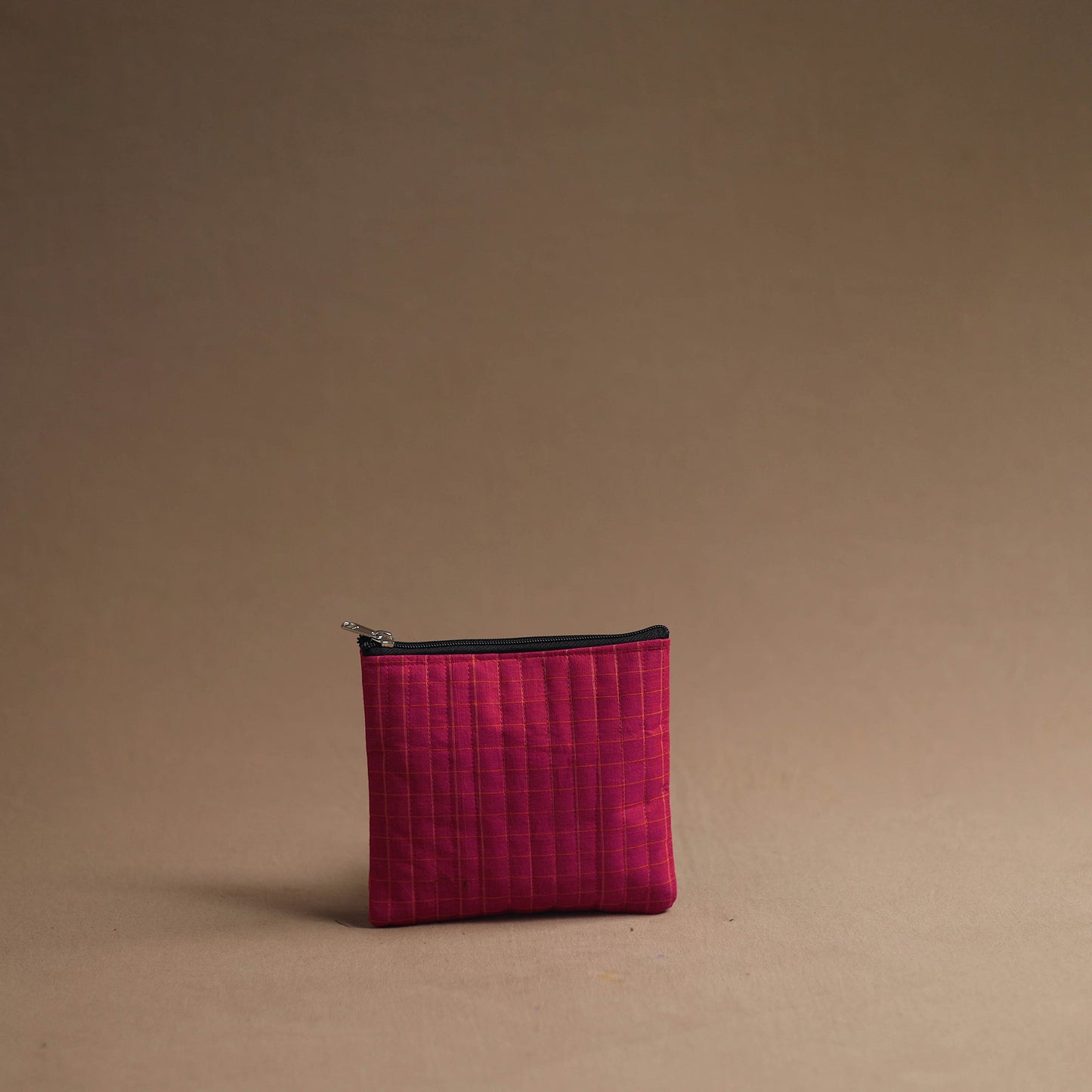 Pink - handmade cotton multipurpose utility pouches (set