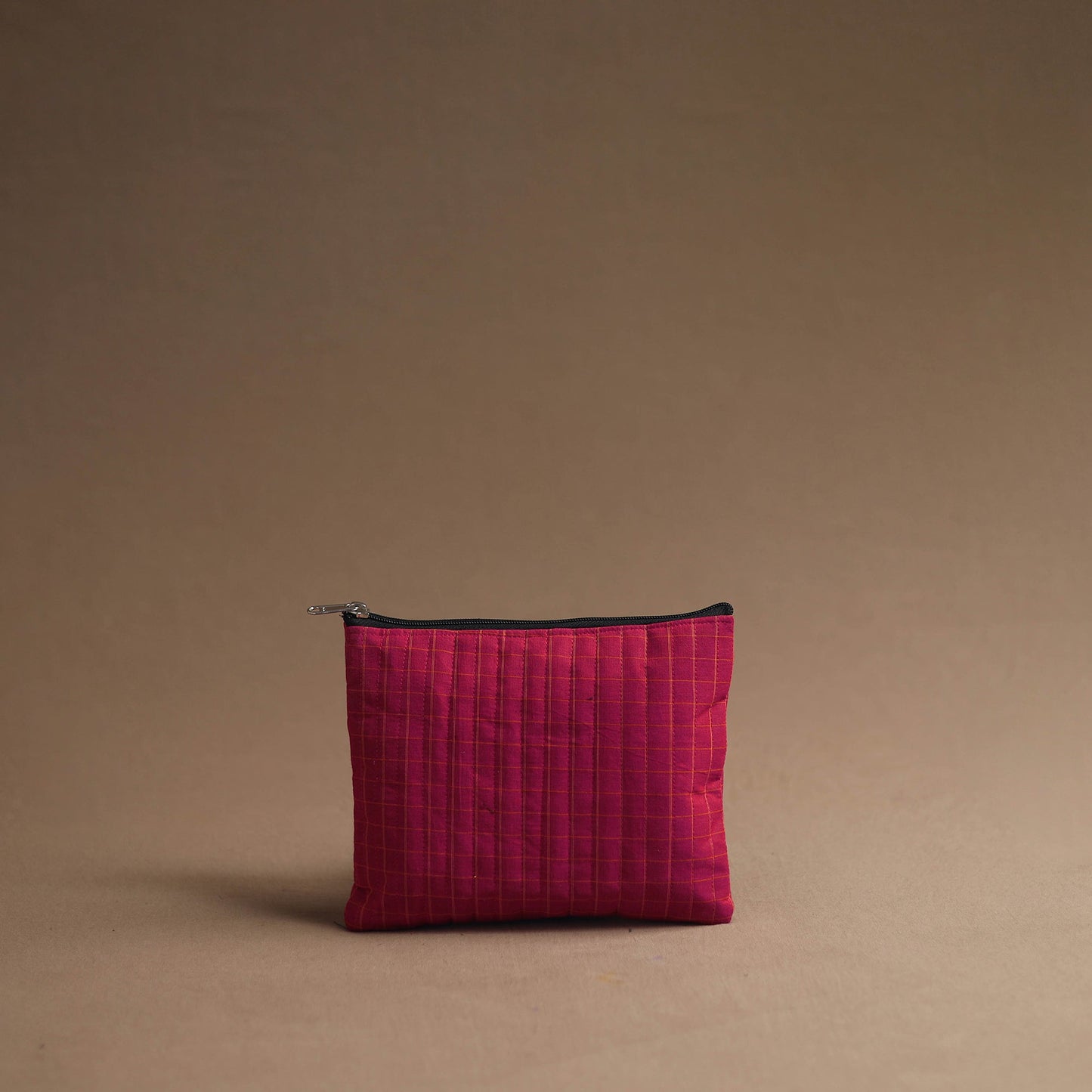 Pink - handmade cotton multipurpose utility pouches (set