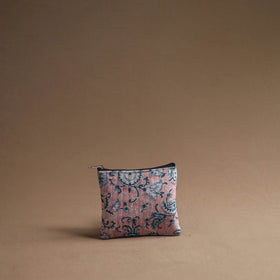 Pink - handmade cotton multipurpose utility pouches (set