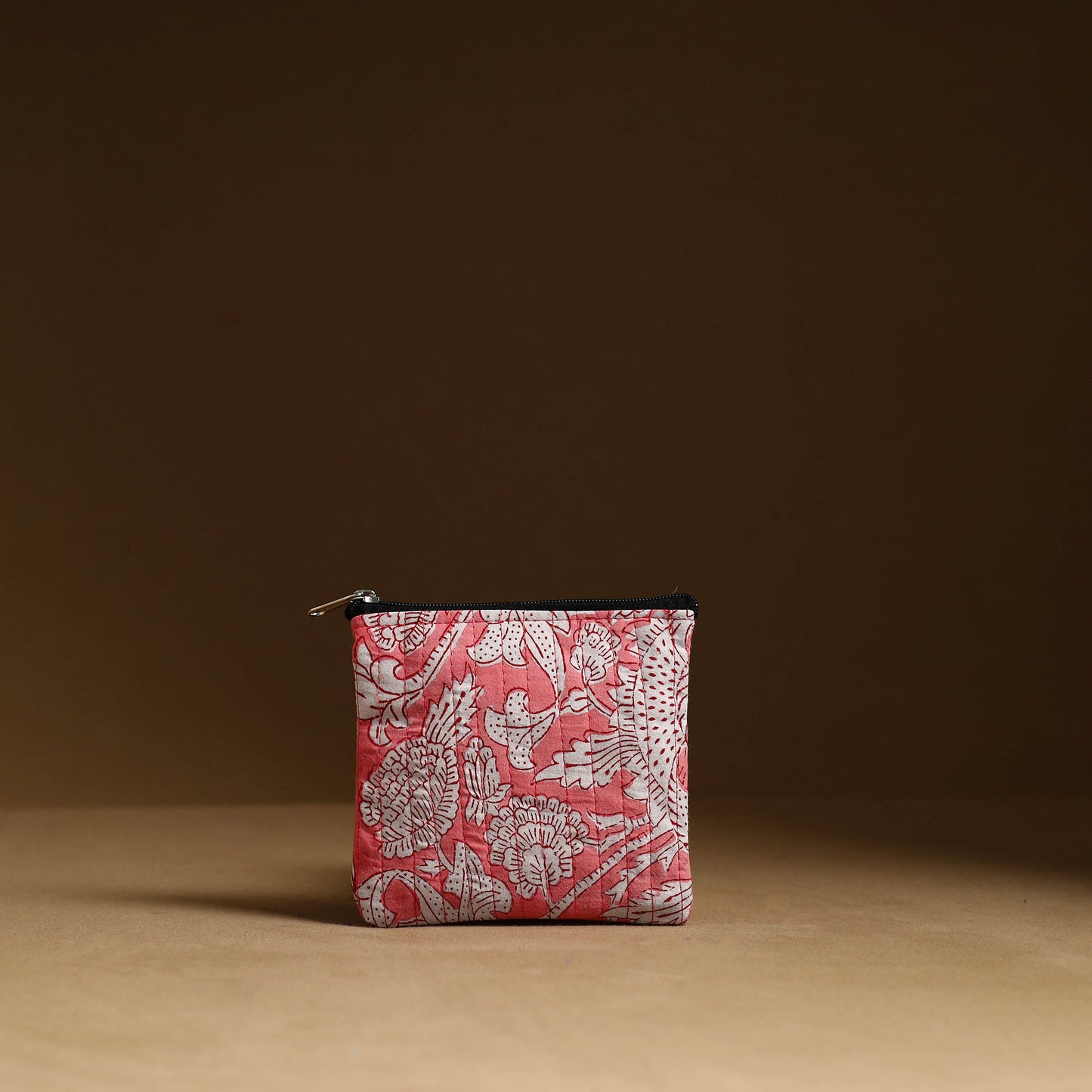 Pink - handmade cotton multipurpose utility pouches (set