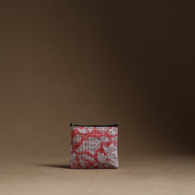 Pink - handmade cotton multipurpose utility pouches (set