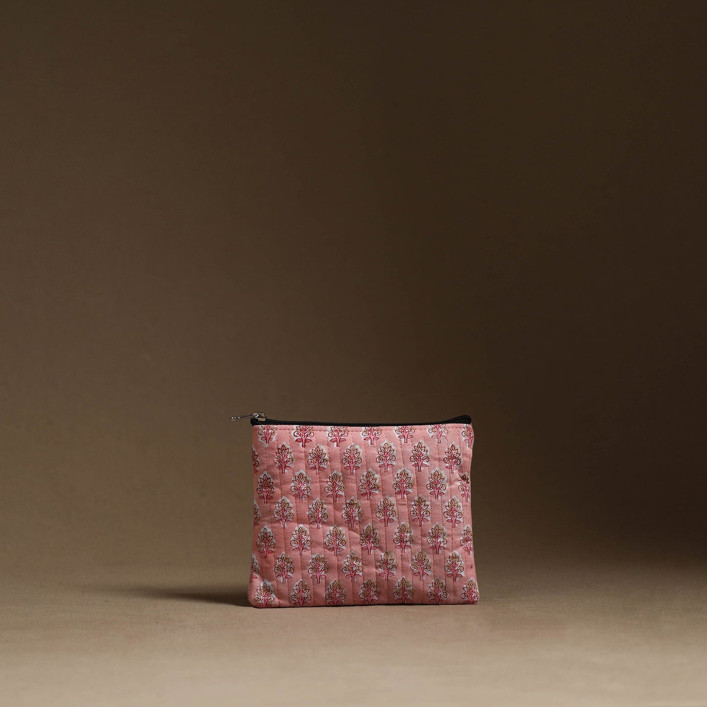 Pink - handmade cotton multipurpose utility pouches (set