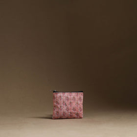 Pink - handmade cotton multipurpose utility pouches (set