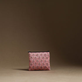 Pink - handmade cotton multipurpose utility pouches (set