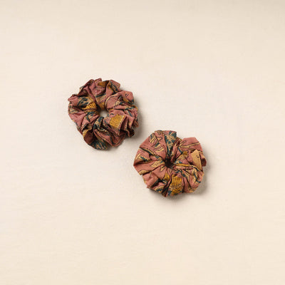 Pink Handmade Cotton Rubber Bands/Scrunchies