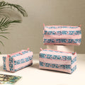 Handmade Cotton Toiletry Bags (Set of 3) 77 