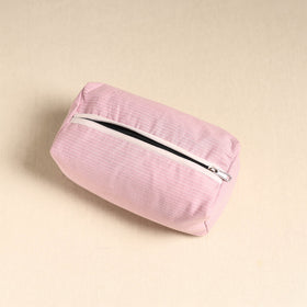  Pink Handmade Cotton Toiletry Pouch 