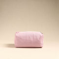  Pink Handmade Cotton Toiletry Pouch 