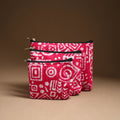 Handcrafted Multipurpose Cotton Utility Pouch Set 