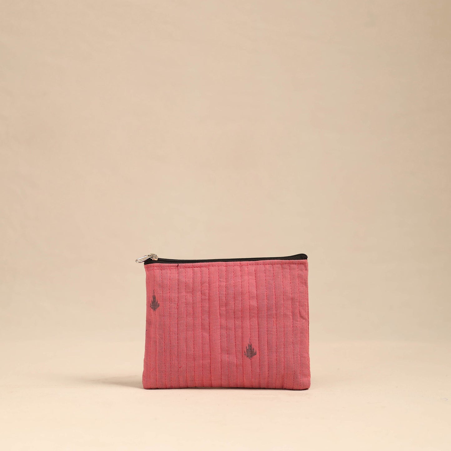 Buy Pink Handmade Cotton Utility Pouches (Set of 3)