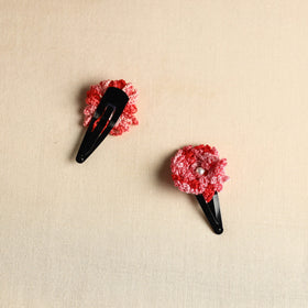  Handmade Crochet Tik-Tak Hair Clip (set of 2) 