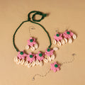 Handmade Fabart Floral Jewellery Set