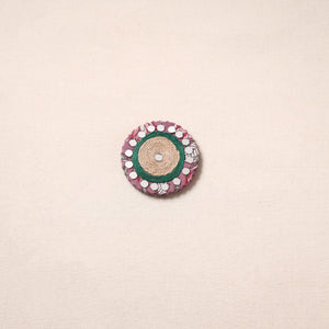 Handmade fabart jute magnet 01 - handcrafted