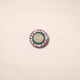 Handmade fabart jute magnet 01 - handcrafted
