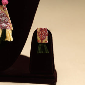 Pink - handmade fabart necklace set 01 - handcrafted