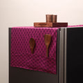 Handmade fridge top cover with multiple pockets 111