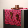 Handmade fridge top cover with multiple pockets 14