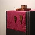 Handmade fridge top cover with multiple pockets 14