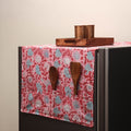 Handmade fridge top cover with multiple pockets 30