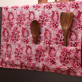 Handmade fridge top cover with multiple pockets 32