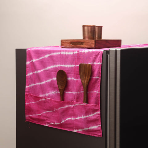Handmade fridge top cover with multiple pockets 97