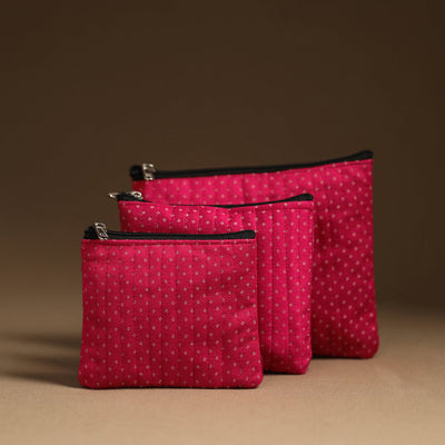  Handmade Mashru Silk Utility Pouch 34 