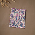 Handmade paper notebook in sanganeri fabric cover (9 x 7