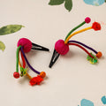  Handmade Poppy Hair Clips by Jugaad 