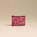  Pink Handmade Quilted Cotton Coin Pouch Online in India