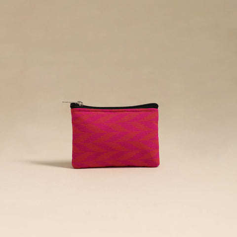  Pink Handmade Quilted Cotton Coin Pouch Online in India