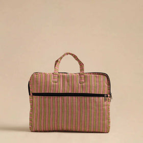  Pink Handmade Quilted Cotton Laptop Bag