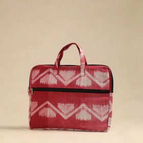 Shop Pink Handmade Quilted Cotton Laptop Bag 