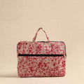  Pink Handmade Quilted Cotton Laptop Bag