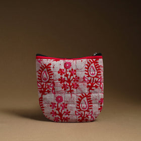  Handmade Quilted Cotton Utility Pouch for Essentials