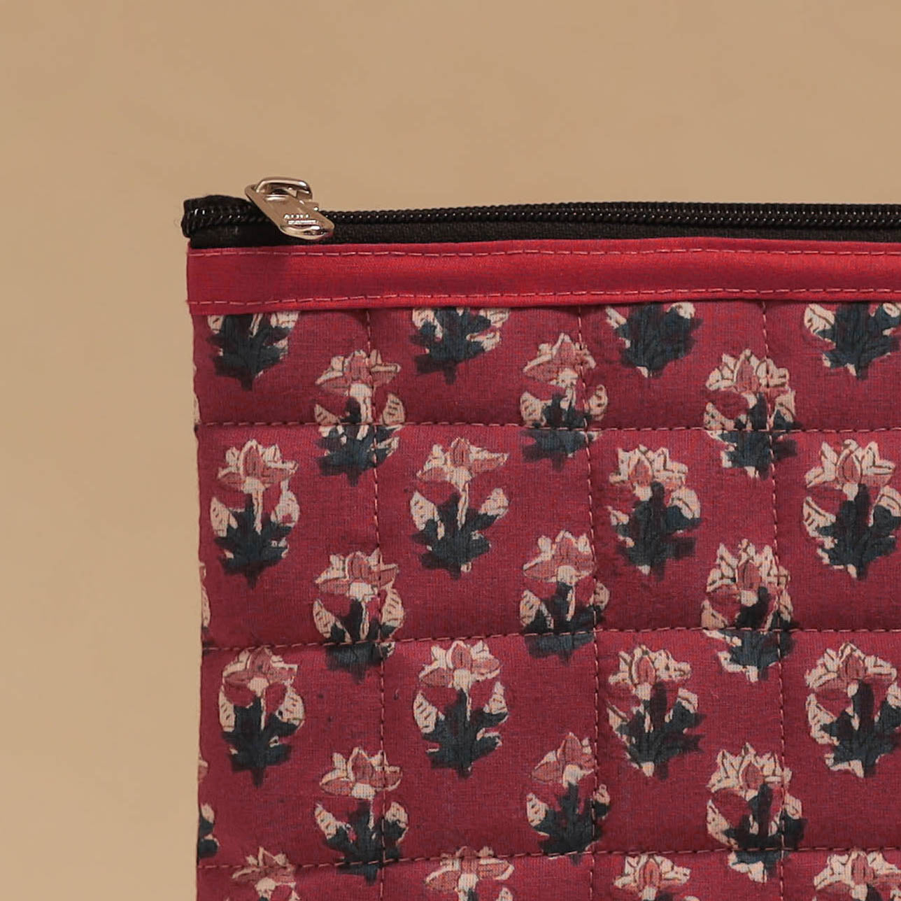 Handmade quilted utility pouch 08 - handcrafted
