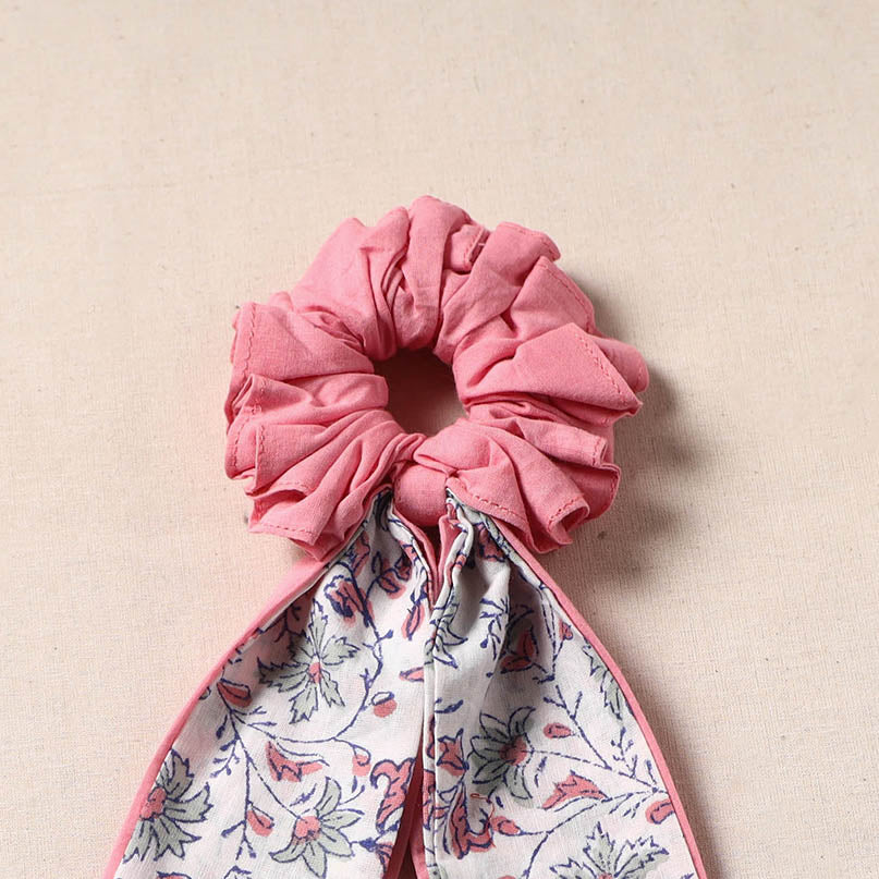Handmade rubber band/scarf scrunchie 18 - handcrafted